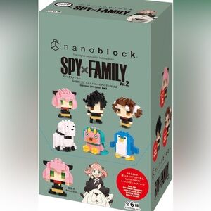 Mini Nano Spy x FAMILY vol 2 Nano Block Building Toy Blind Package Secret NEW